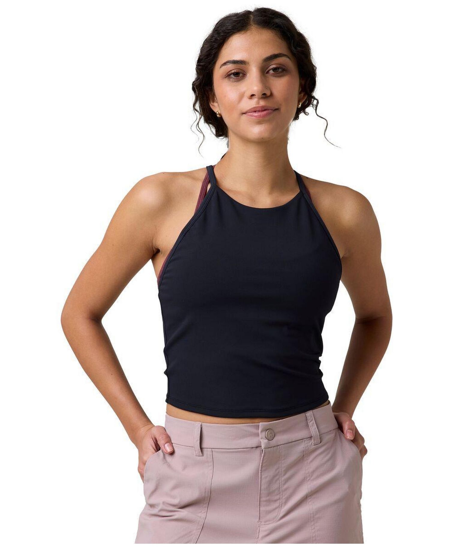 Women's Destination Racerback Form-Fitting Cropped Tank Top