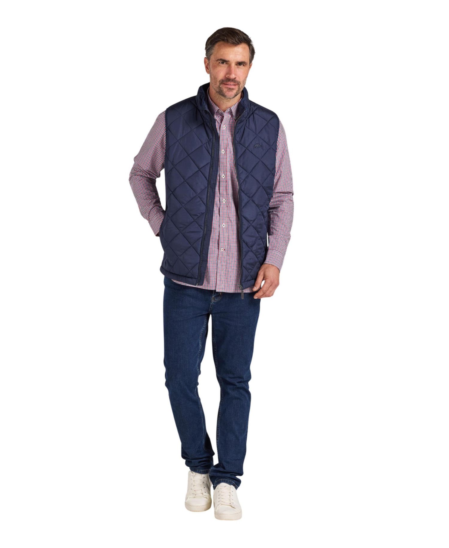Men's Sleeveless Quilted Gilet
