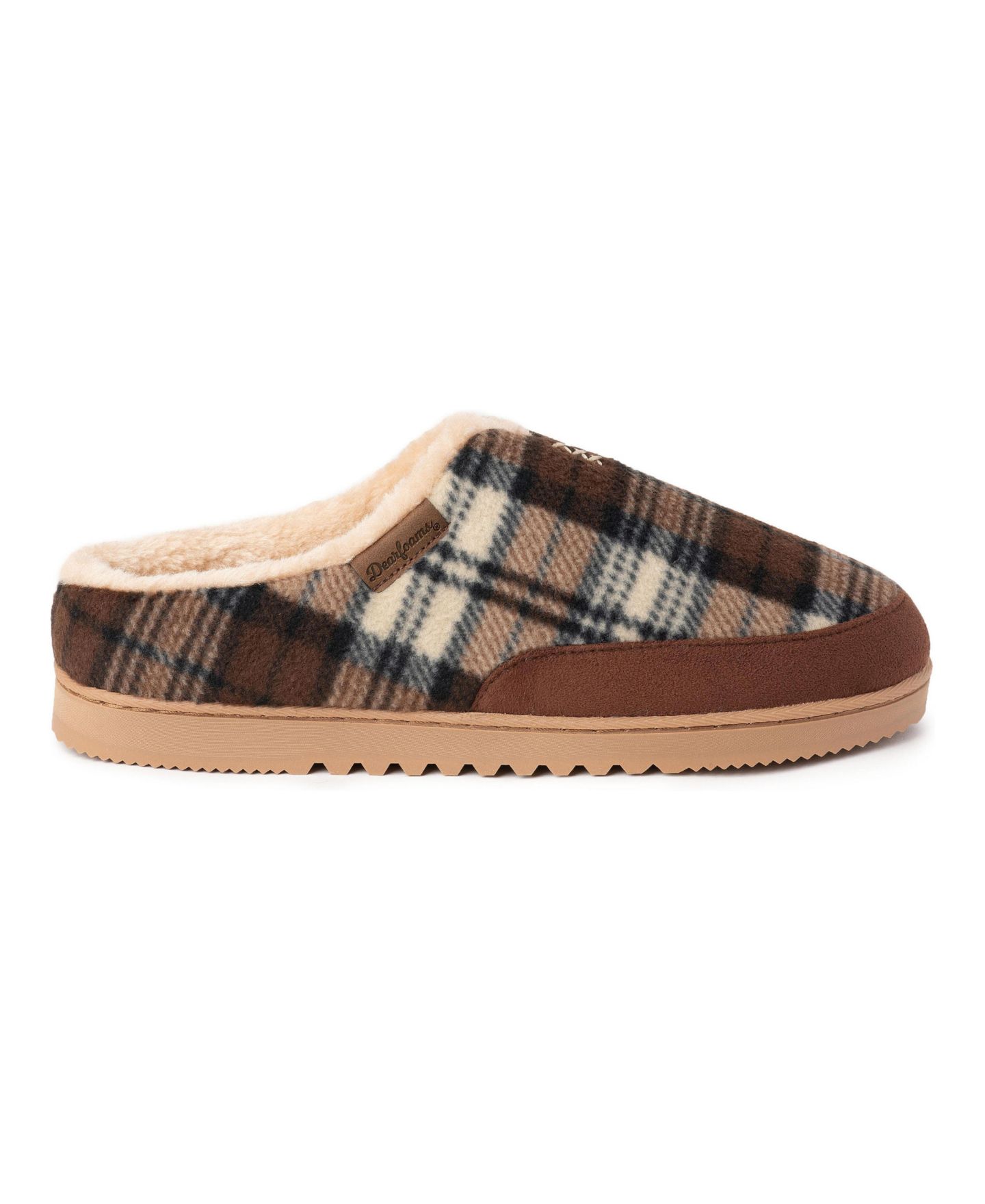 Мужские сабо Dearfoams Aldan Clog Slippers, цвет: Коричневый — фото 2