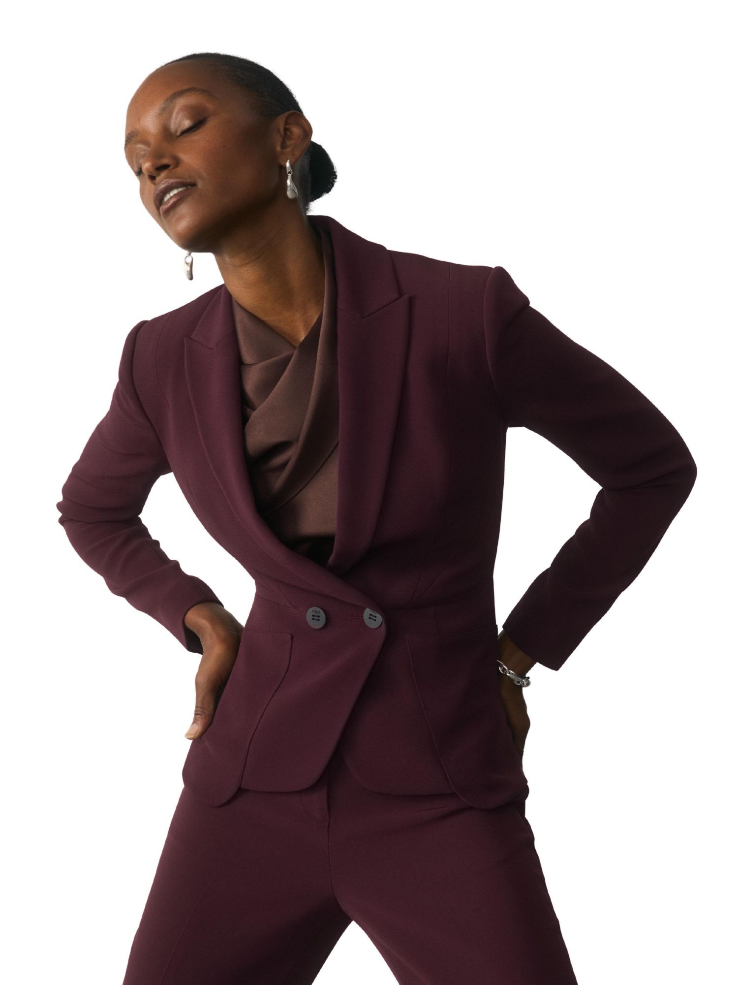 Women's Clever Crepe Caselle Tailored Blazer
