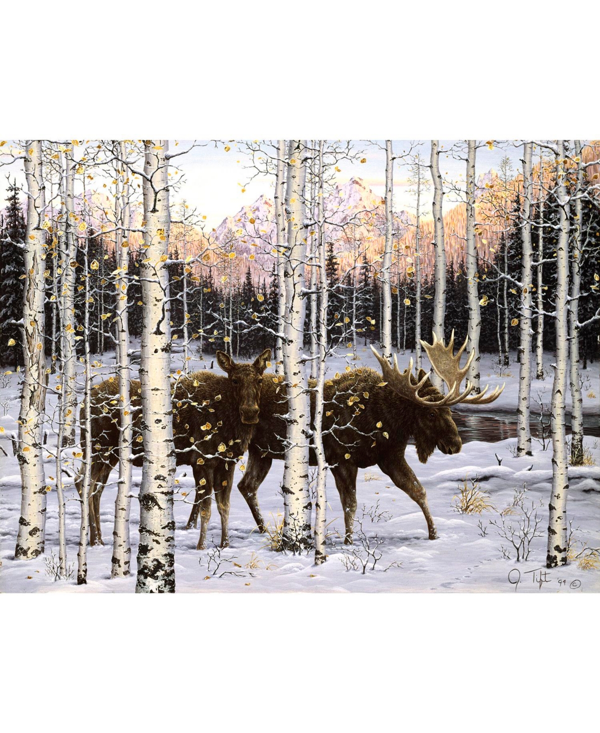 SunsOut Forest Twilight 500-Piece Jigsaw Puzzle, Ages 15+