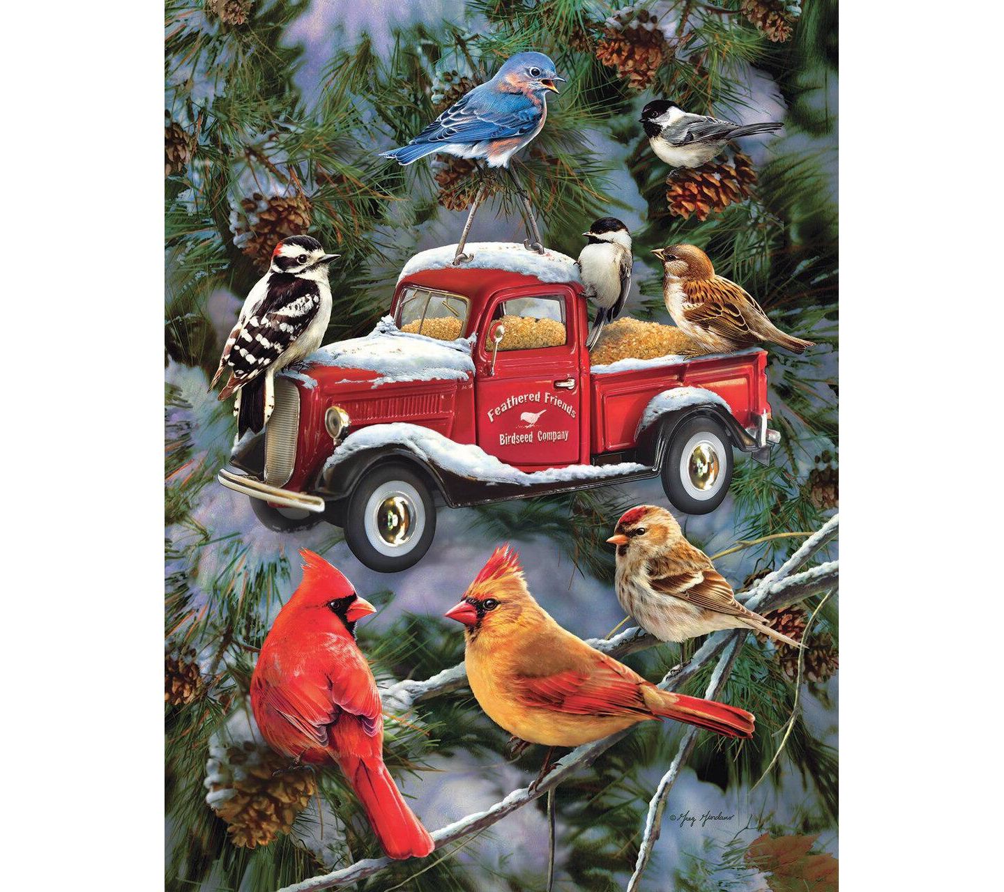 Детский пазл SunsOut Pickup Feeder 500 Piece Interlocking Jigsaw Puzzle, Ages 15+ — фото 3
