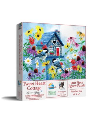 Tweet Hearts Cottage 500 Piece Jigsaw Puzzle, Ages 15+