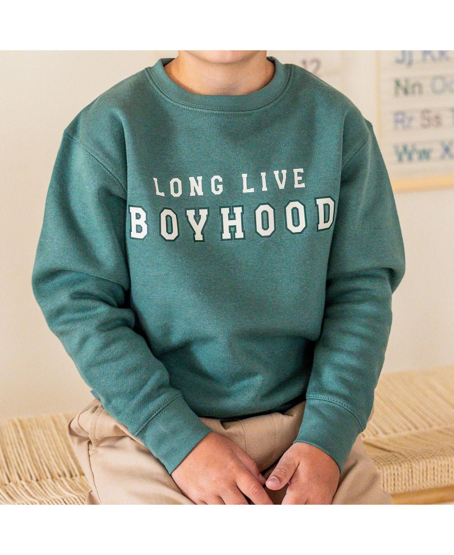 Big Boys Long Live Boyhood Sweatshirt