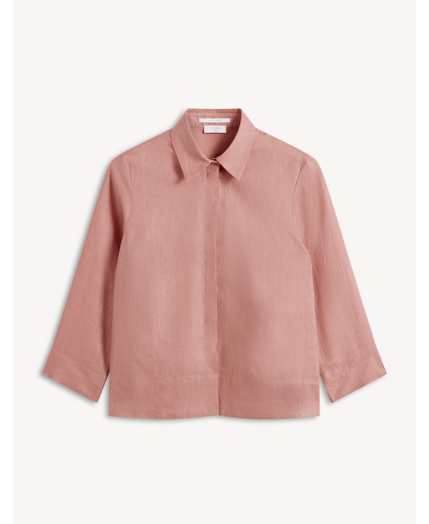 Women's Nita Three-Quarter Sleeve Linen Shirt