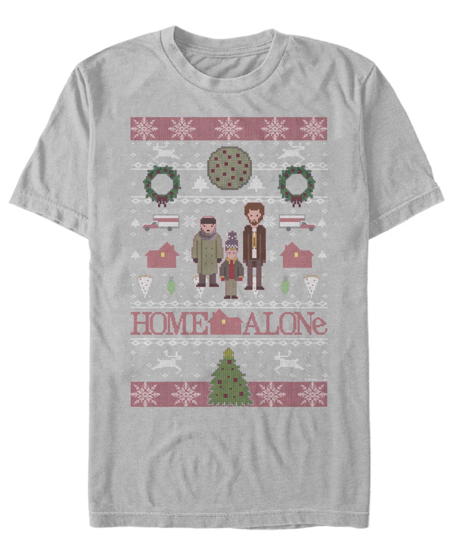 Men's Sweater Alone Graphic Holiday T-Shirt