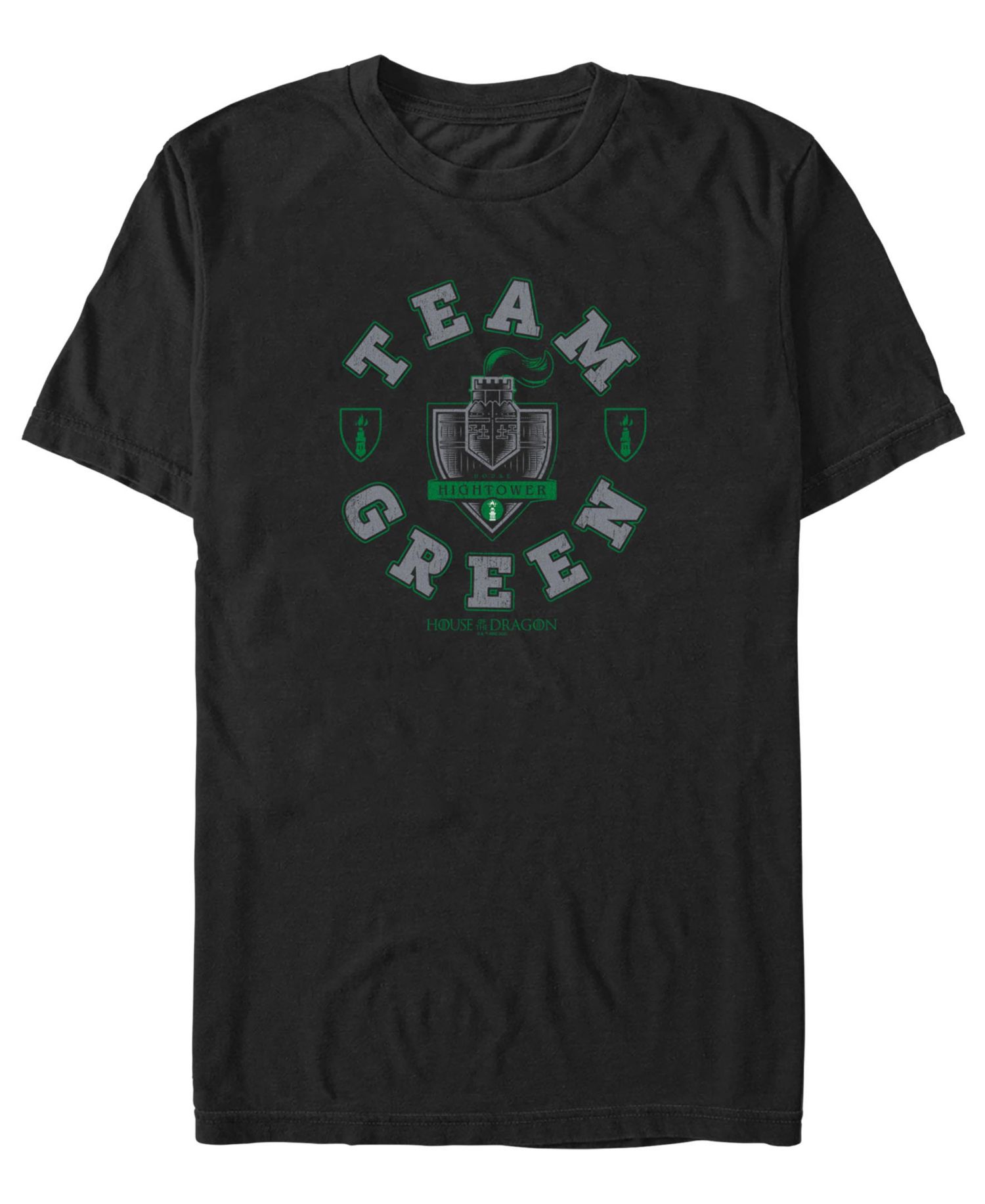 Men's House of the Dragon Team Green Graphic Crewneck T-Shirt