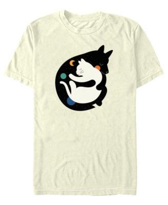Men's More Hugs Less Fights Graphic Cotton T-Shirt