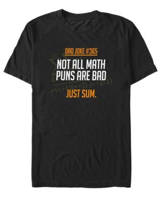 Men's Dad Joke Number365 Graphic Cotton T-Shirt