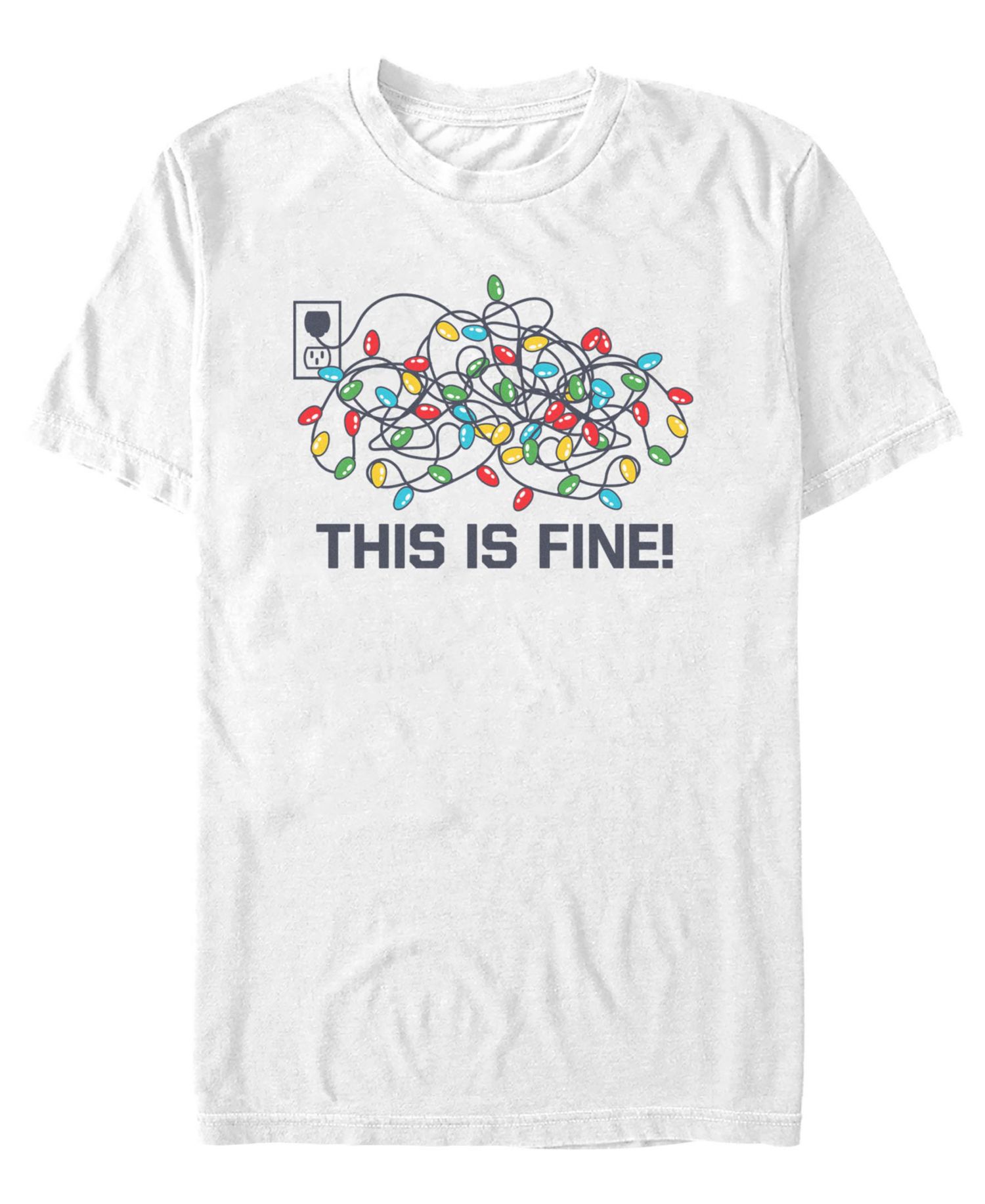 Men's It's Fine Graphic Short-Sleeve T-Shirt