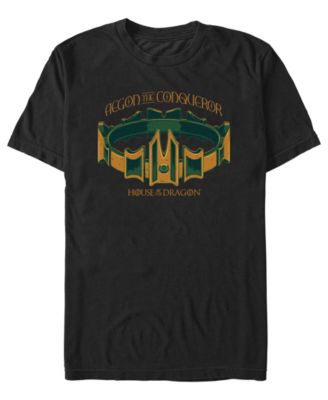 Men's House of Dragon Aegon The Conqueror Officially Licensed Graphic Crewneck T-Shirt