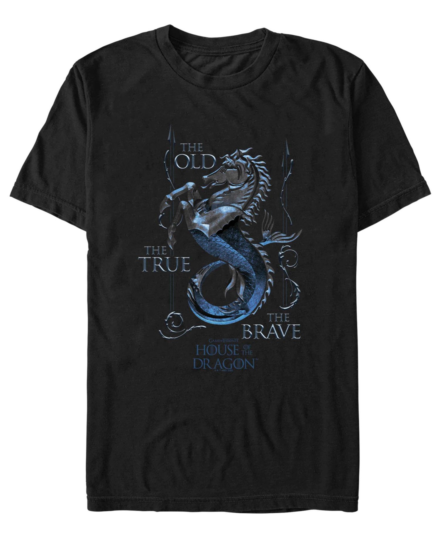 Men's True And Brave Badge Graphic T-Shirt