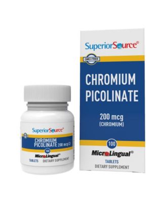 Chromium Picolinate - 200 mcg, 100 Instant Dissolve Tablets