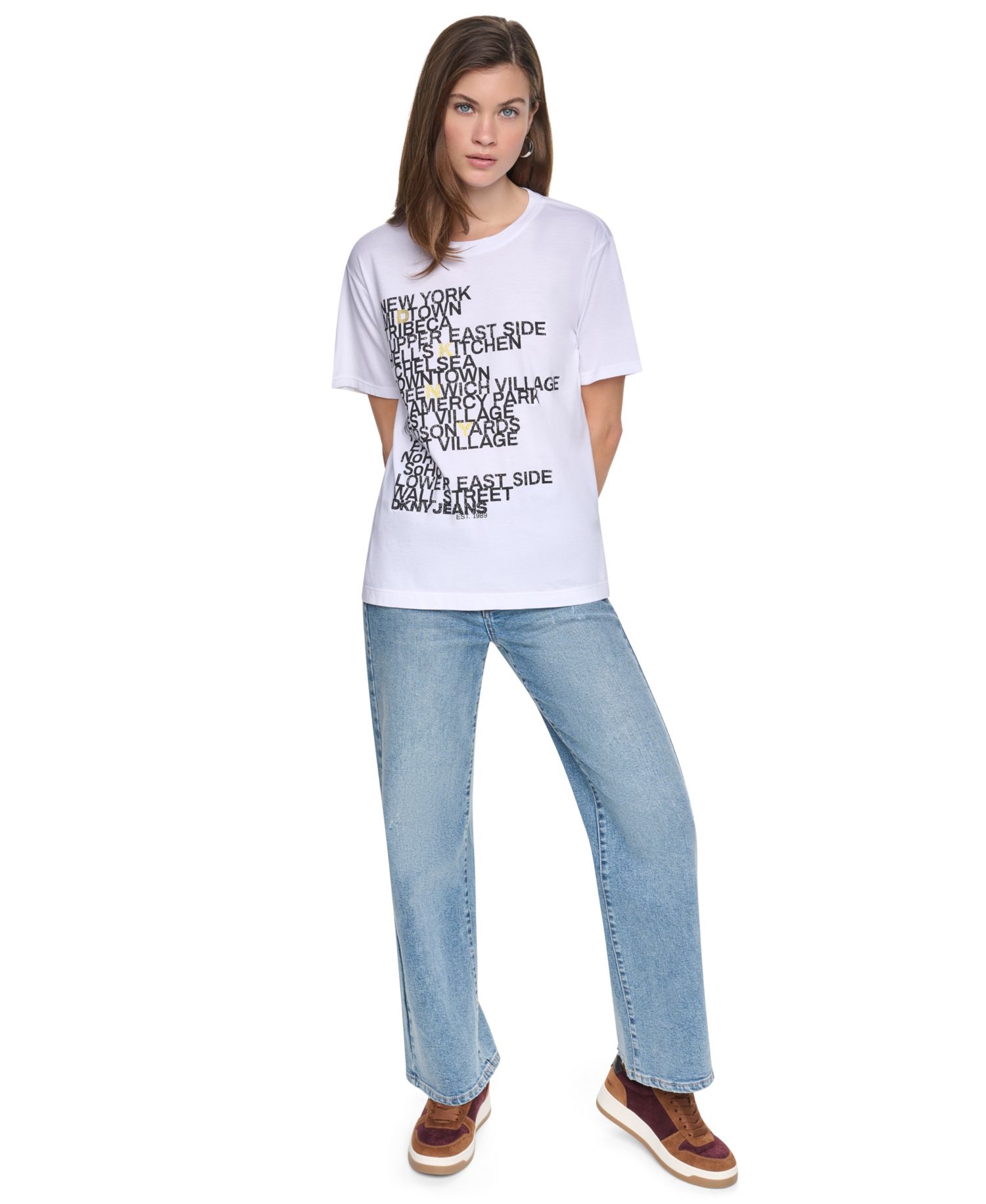 Women's Neighborhood Print Relaxed Graphic Tee