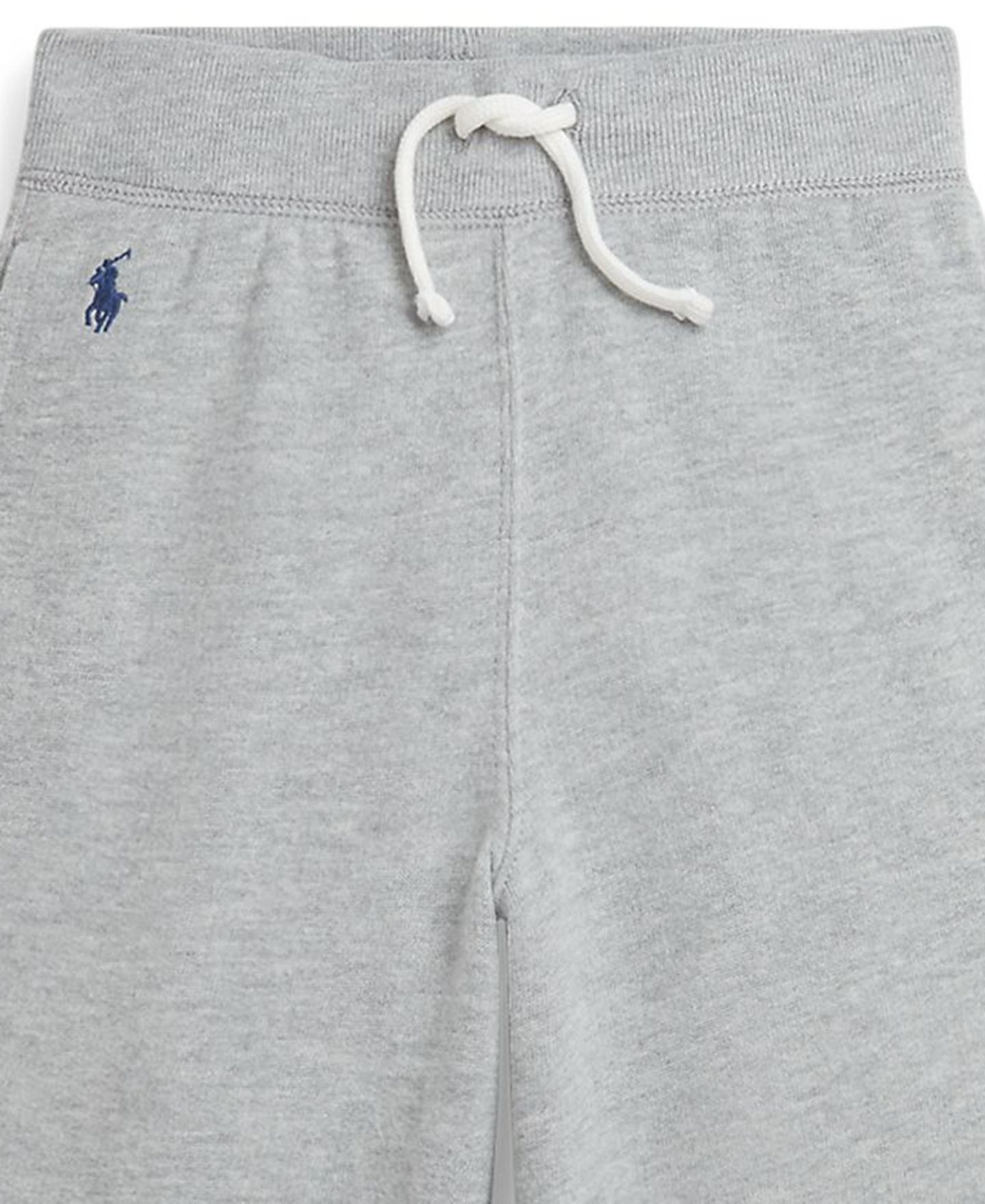Брюки Polo Ralph Lauren Fleece Wide-Leg Sweatpants для девочек, цвет: Меланжевый / Тёмно-синий — фото 3