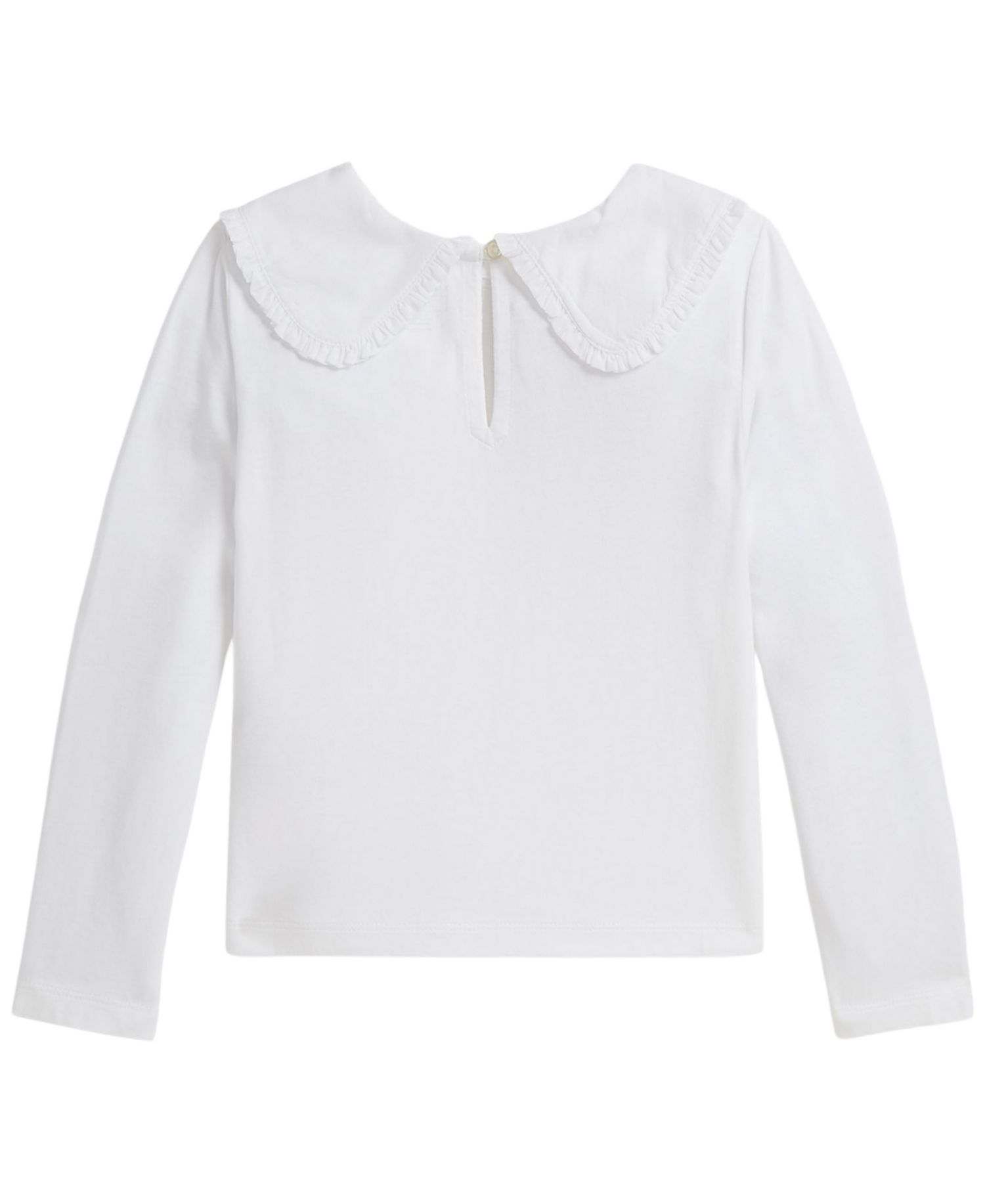 Girls' 2T-6X Ruffled Jersey T-Shirt