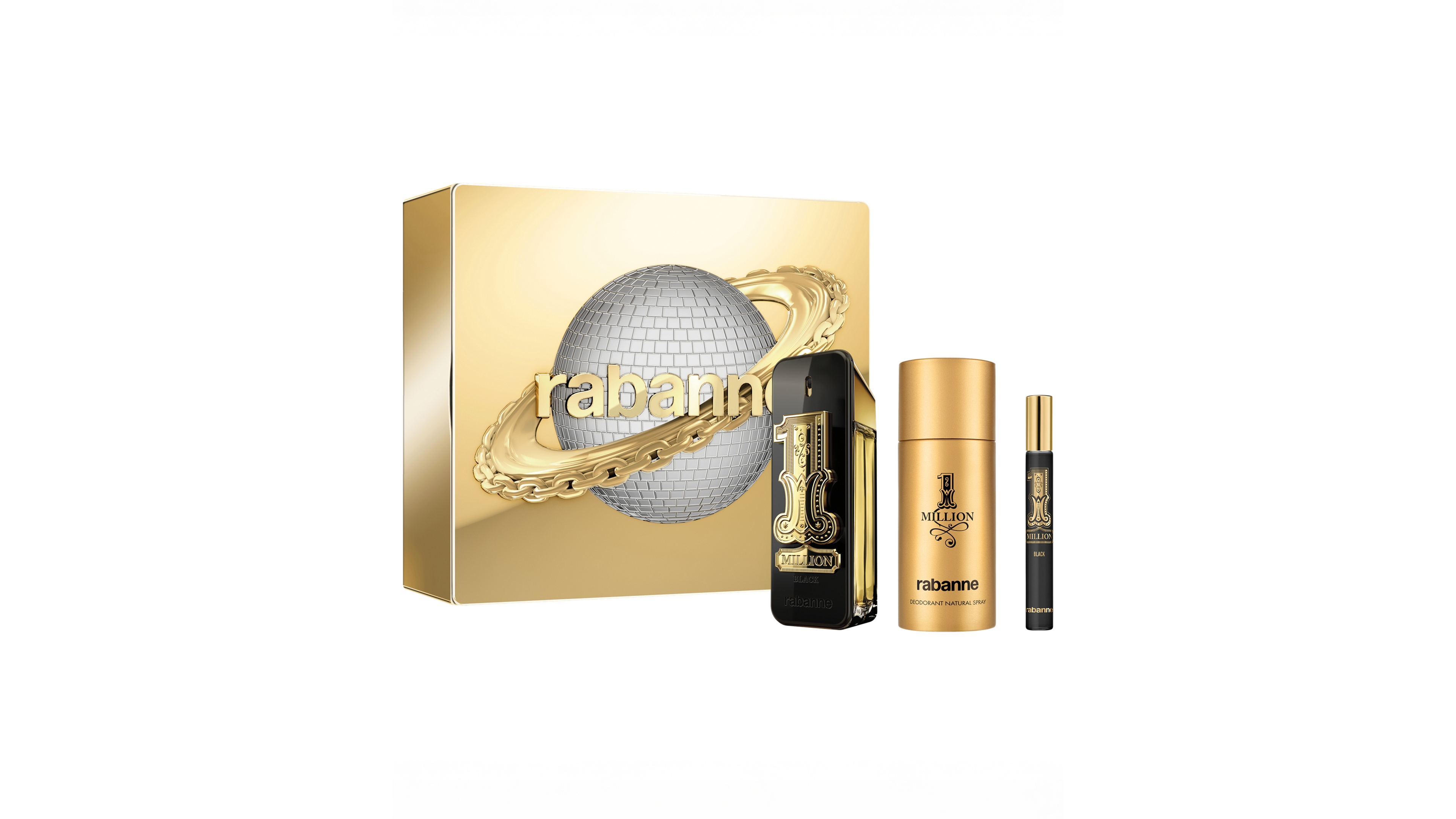 Rabanne 3-Piece 1 Million Black Eau de Parfum Gift Set