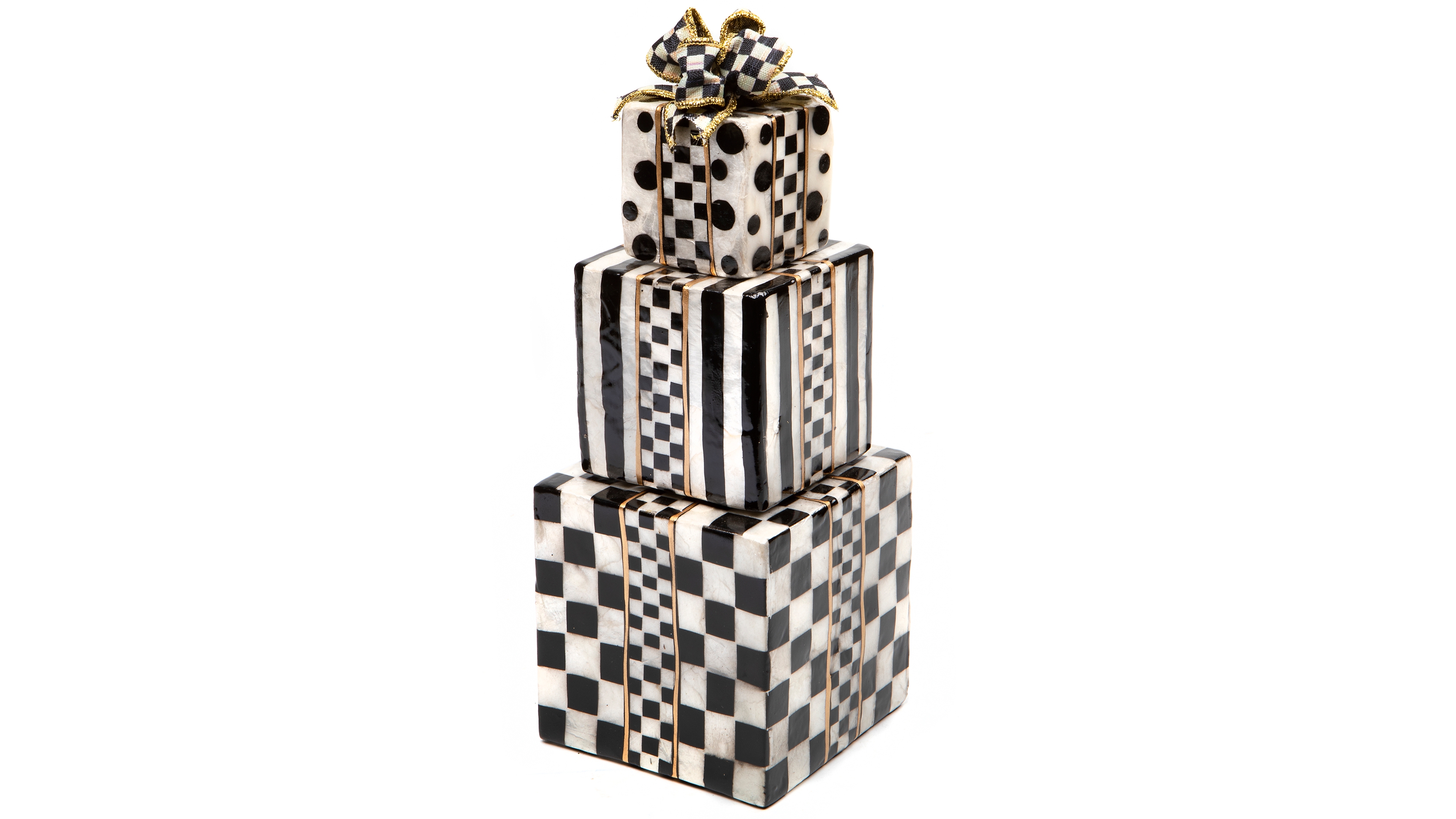 MacKenzie-Childs Courtly Capiz Gift Tower
