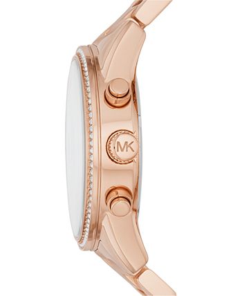 Michael Kors - Women's Chronograph Ritz Stainless Steel Bracelet Watch 37mm MK6428/MK6357/MK6356