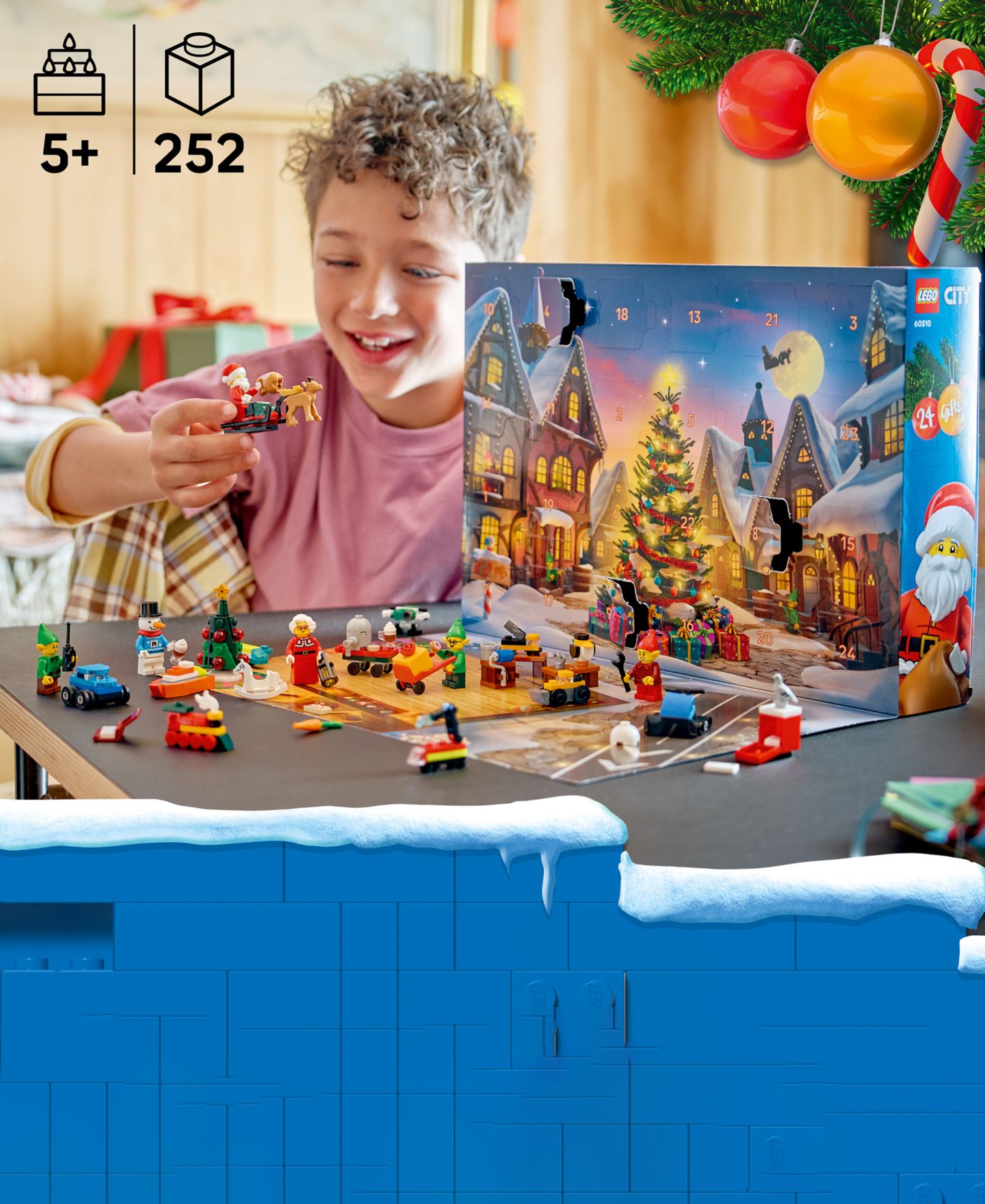 Детский конструктор LEGO® City Advent Calendar 2026 60510 252-Piece Building Set, Ages 5+ — фото 3