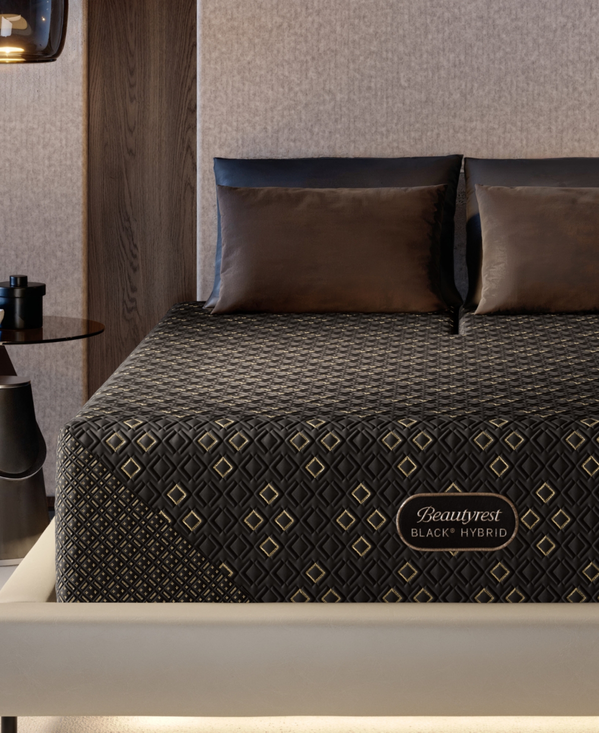 Beautyrest Hybrid Series Four Xcs 15" Medium Smooth Top Mattress Set