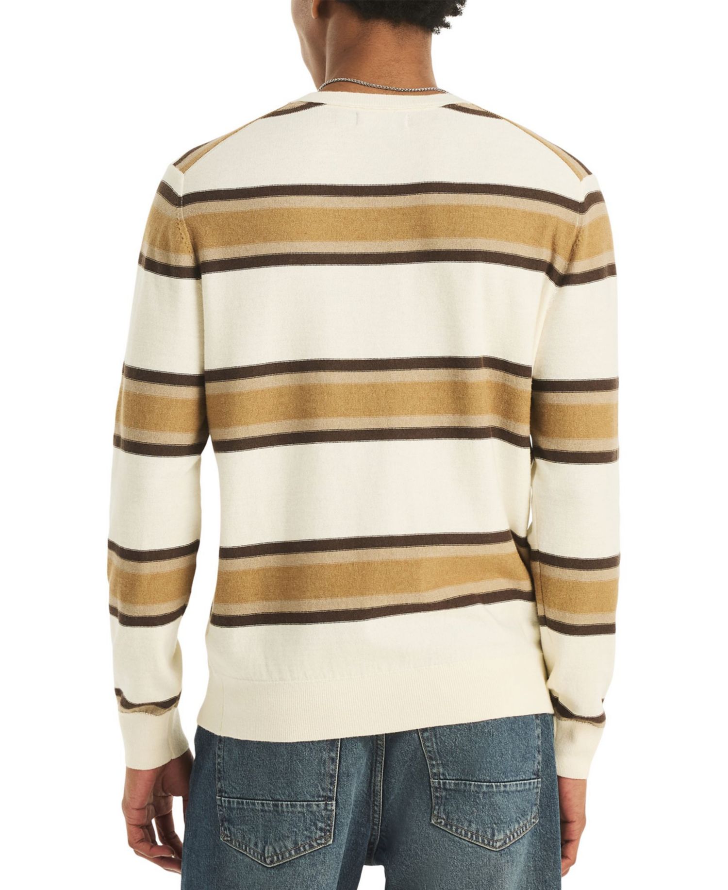 Men's Striped Crewneck Sweater