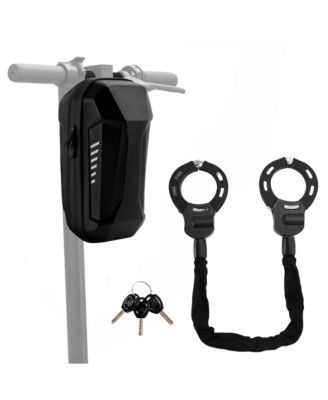 Bike Electric Scooter Lock with Cut-Resistant Steel Chain, 24" Length