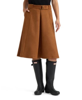 Women's Pull-On Midi A-Line Skirt