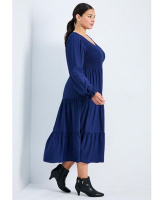 Women's Blue Fall Dresses