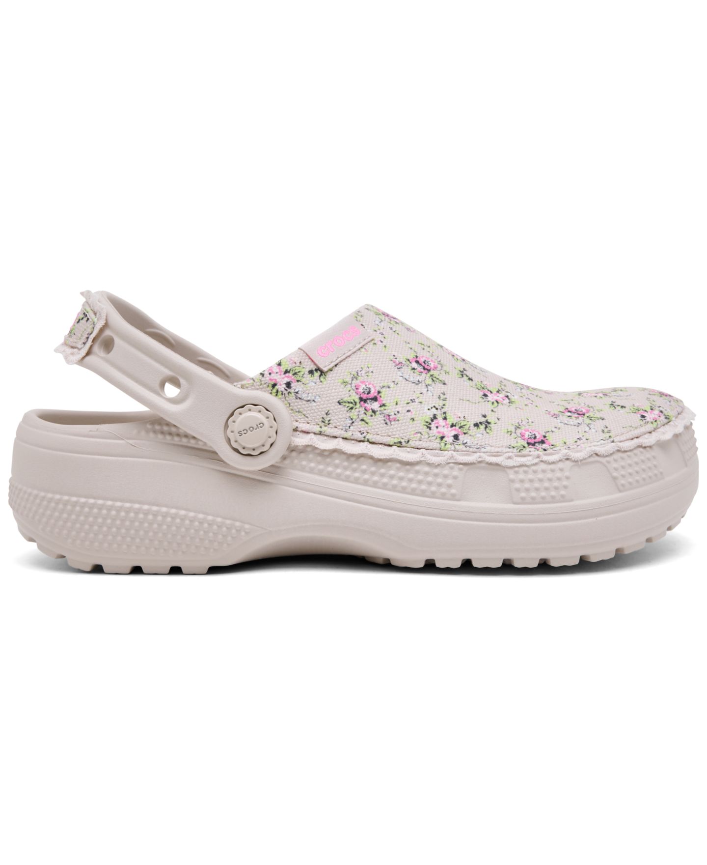Женские сабо Crocs Crafted Ditsy Floral, цвет: Какао — фото 2