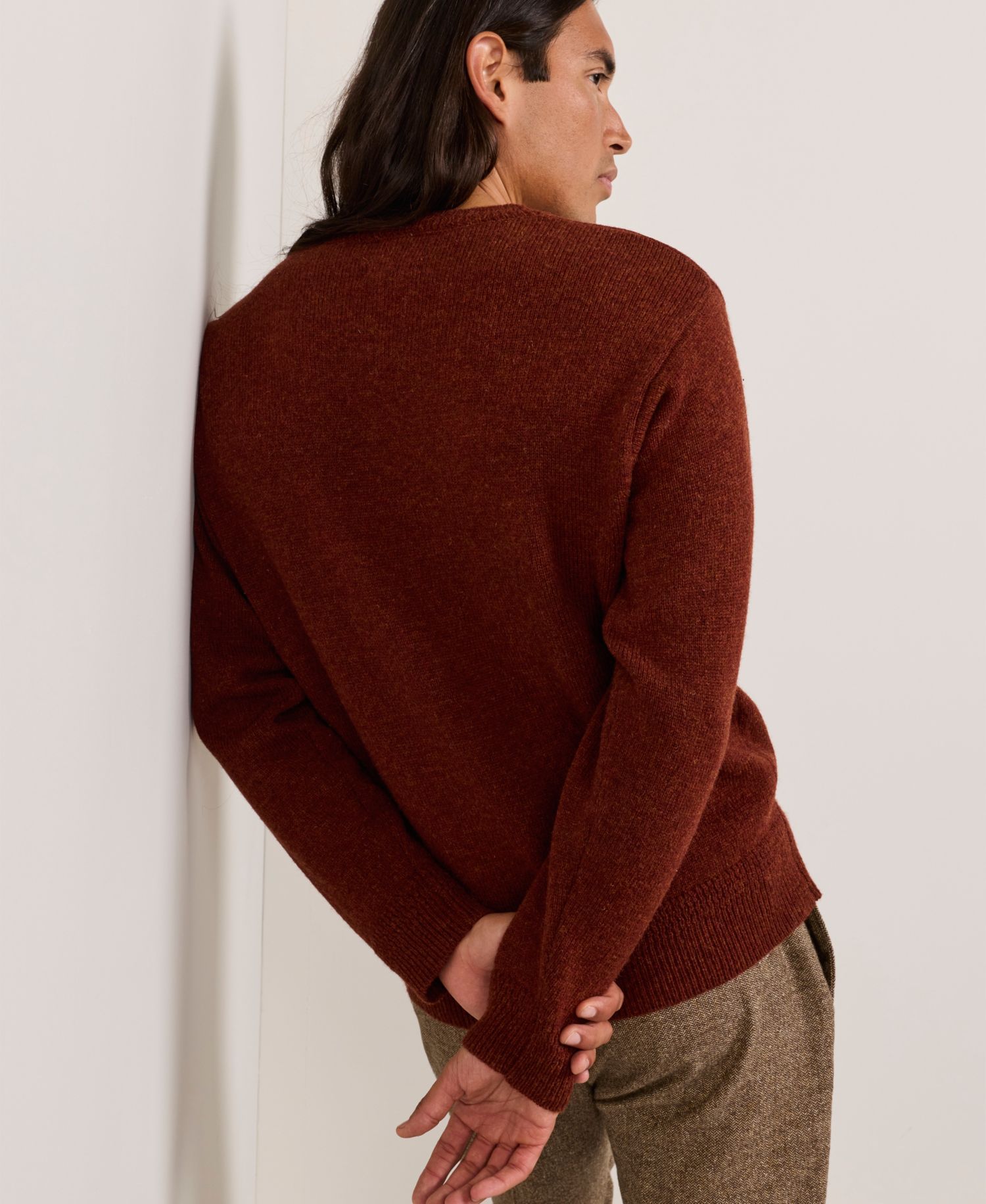 Men's Wool Crewneck Sweater