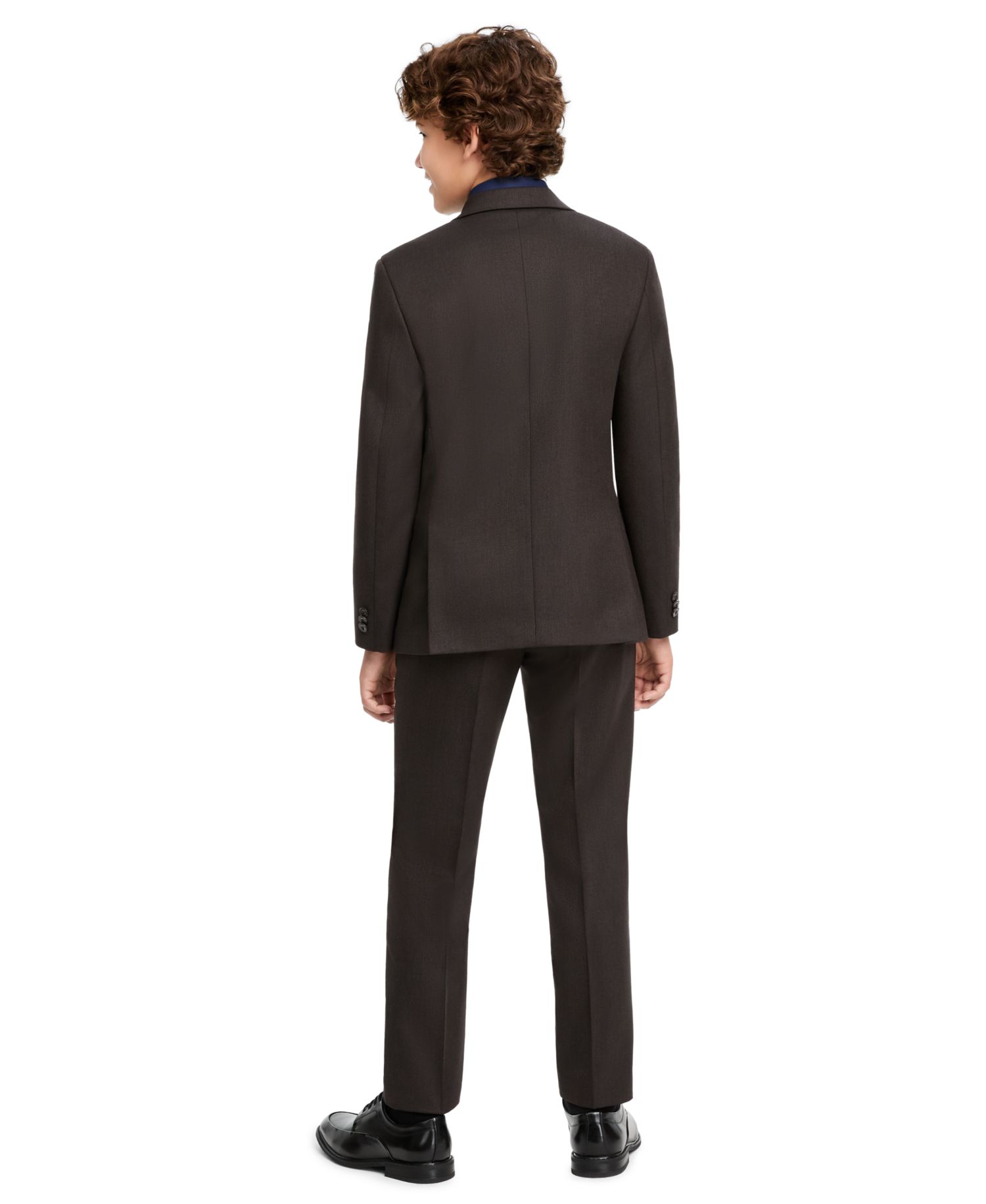 Boys' 8-20 Textured Permanent-Crease Pants