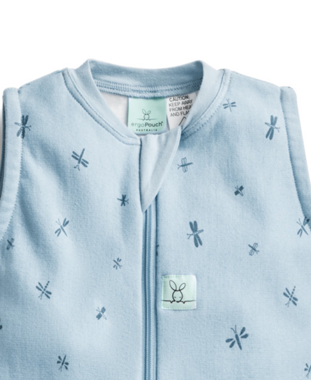 ergoPouch Baby Boy or Baby Girl Dragonflies Arms-Out Jersey Sleep Sack