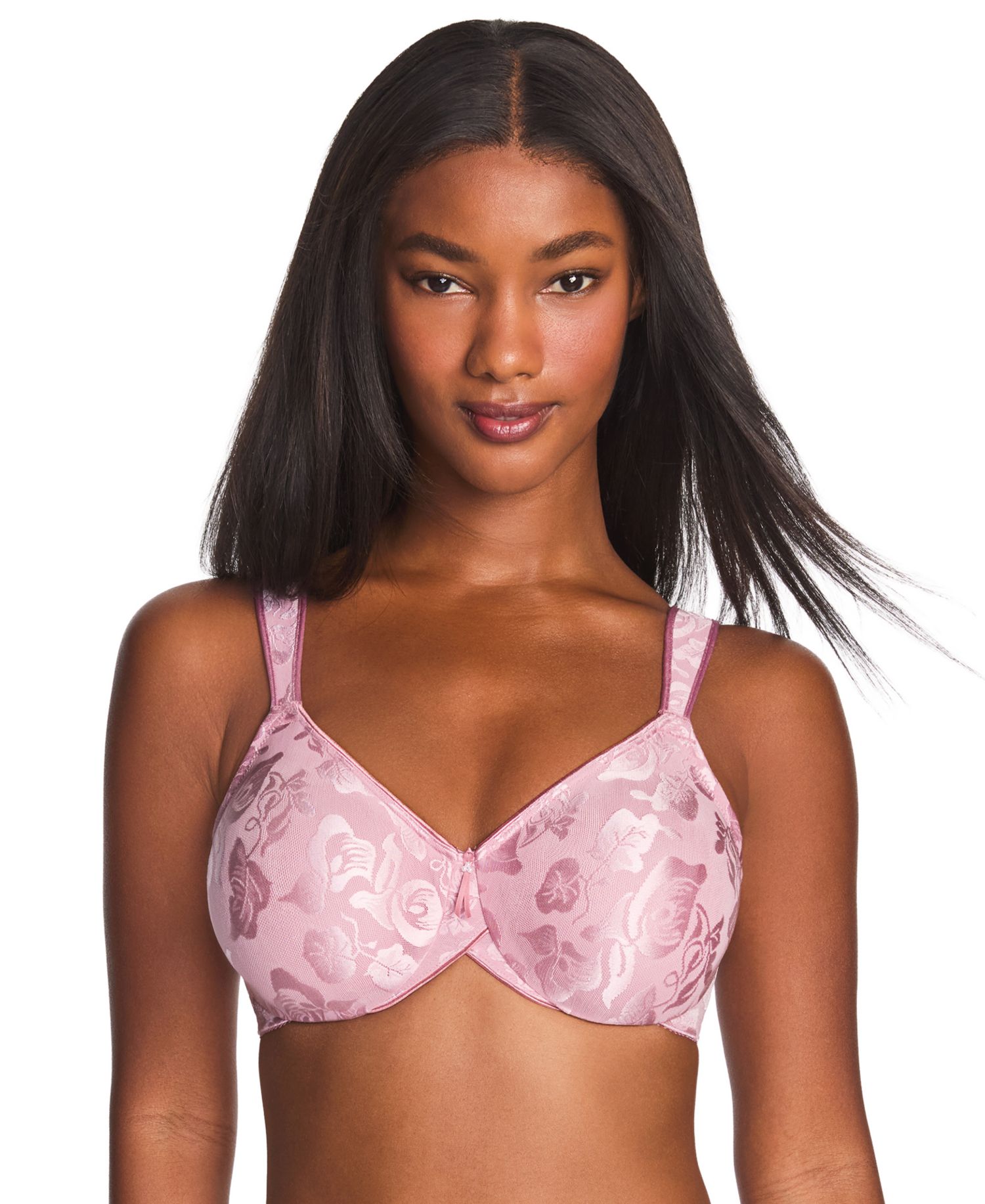 Women's Awareness Full Figure Seamless Underwire Bra 85567, Up To I Cup