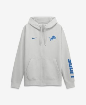 Men's Detroit Lions Cool Down Club Full-Zip Midweight Hoodie