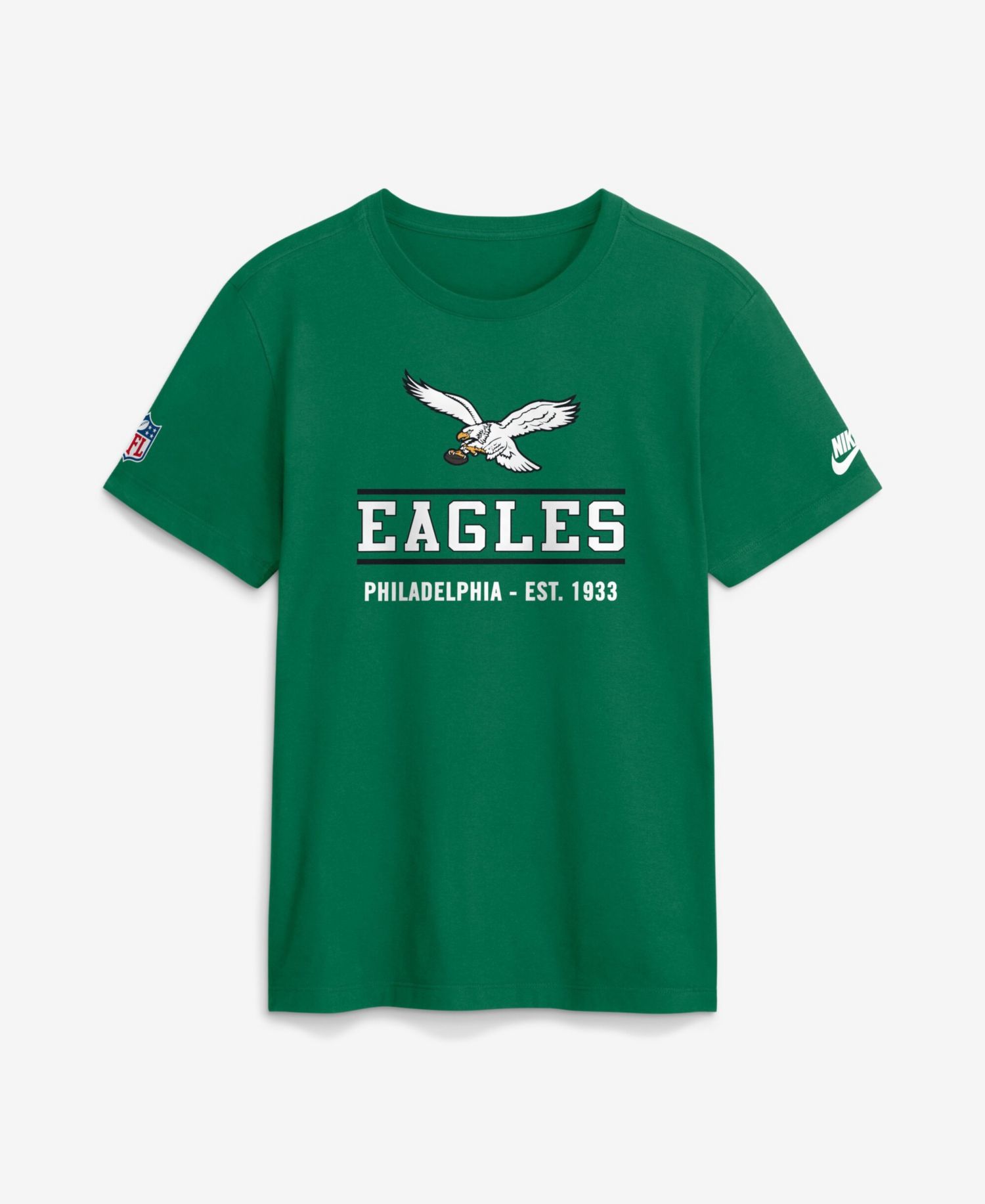 Men's Big & Tall Philadelphia Eagles Sideline Final Sprint Classic-Fit Throwback-Graphic T-Shirt