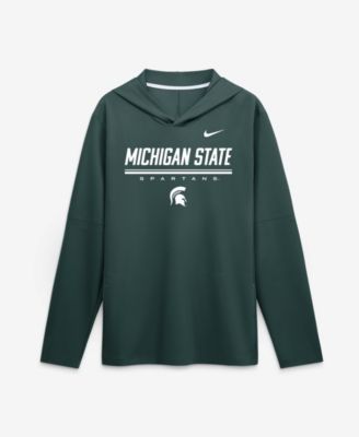 Men's Sideline Michigan State Spartans Long-Sleeve Lightweight Hoodie