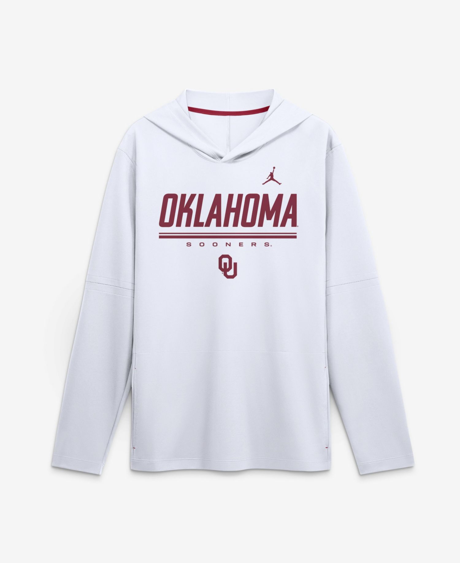 Men's Oklahoma Sooners 2026 Sideline Long-Sleeve Lightweight Hoodie
