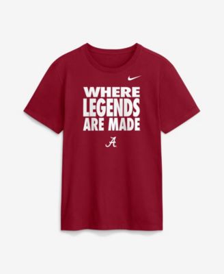Men's Alabama Crimson Tide Alabama Sideline Slogan Graphic Crewneck T-Shirt