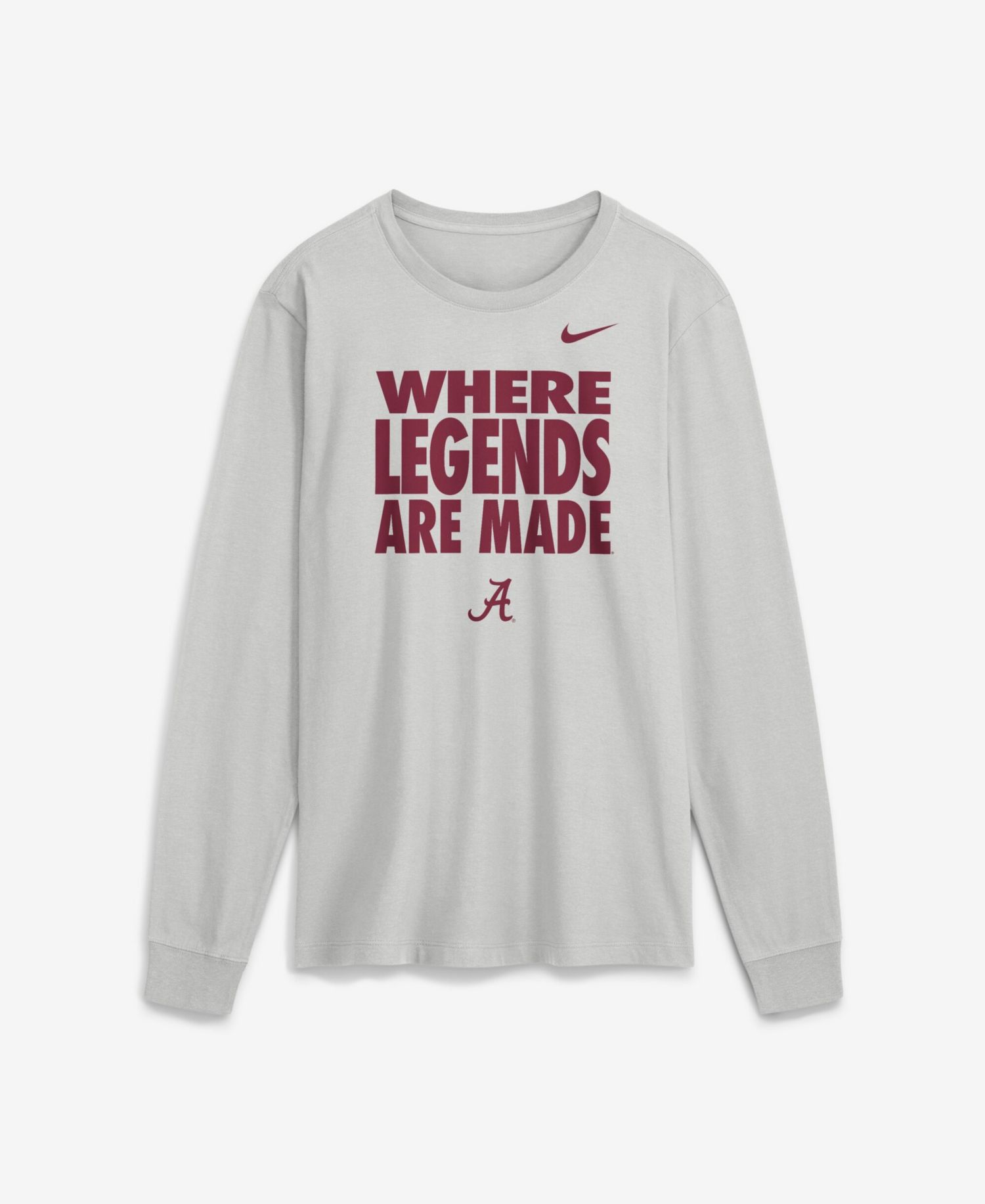 Men's Alabama Crimson Tide Alabama Sideline Slogan Long-Sleeve Graphic T-Shirt