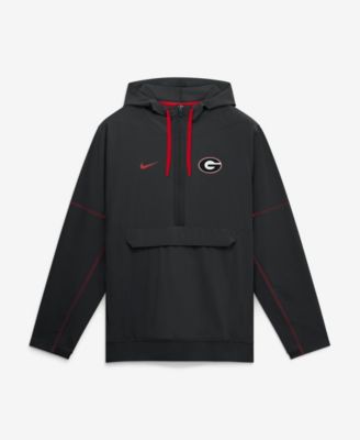 Men's Georgia Bulldogs Georgia Sideline Anorak Half-Zip Hoodie