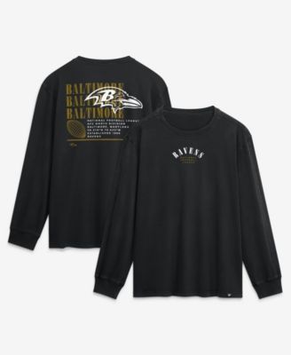 Men's Baltimore Ravens Fullback Drive Relaxed-Fit Long-Sleeve T-Shirt