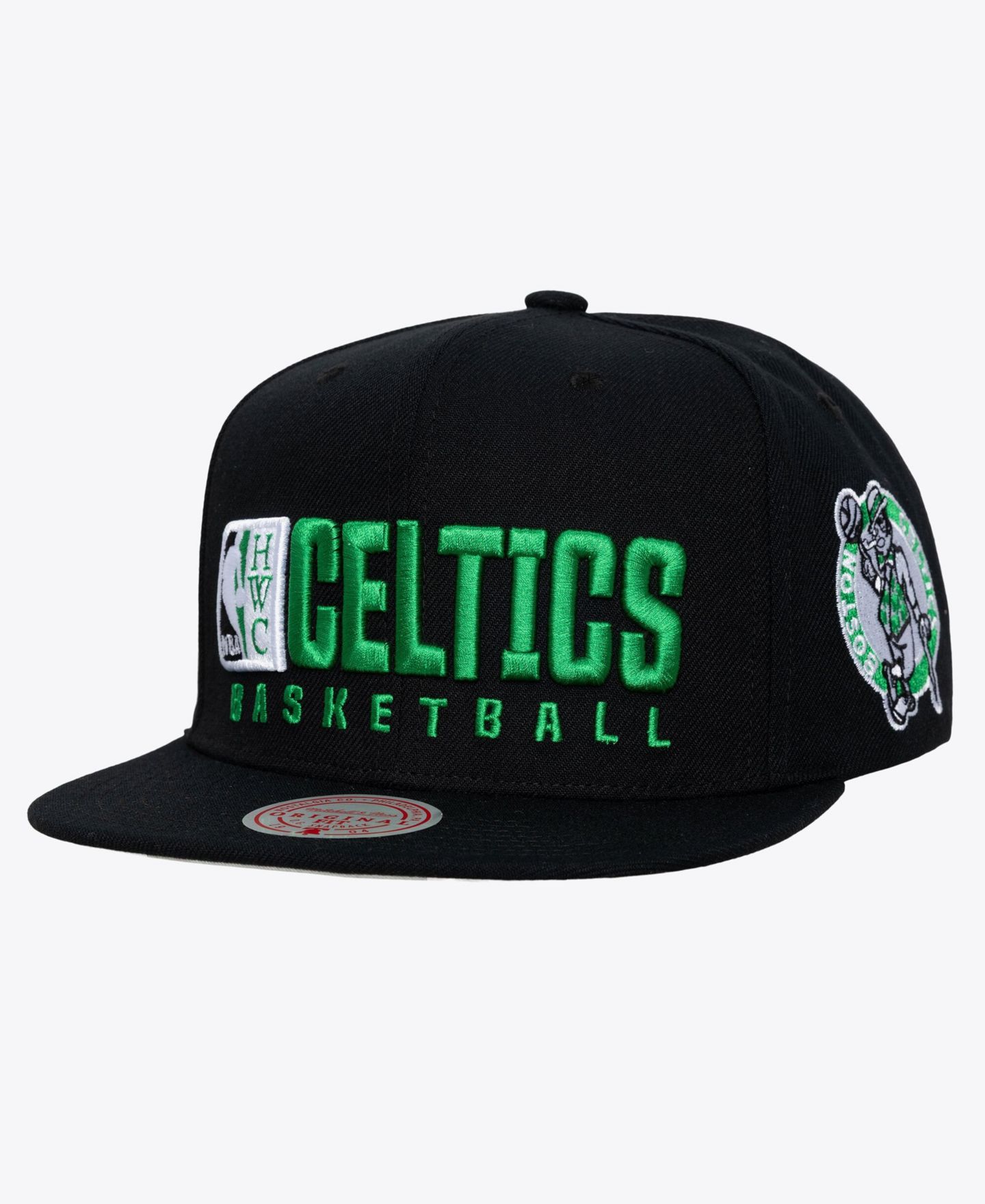 Мужская кепка Mitchell & Ness Boston Celtics Old School Snapback Structured-Fit — фото 1