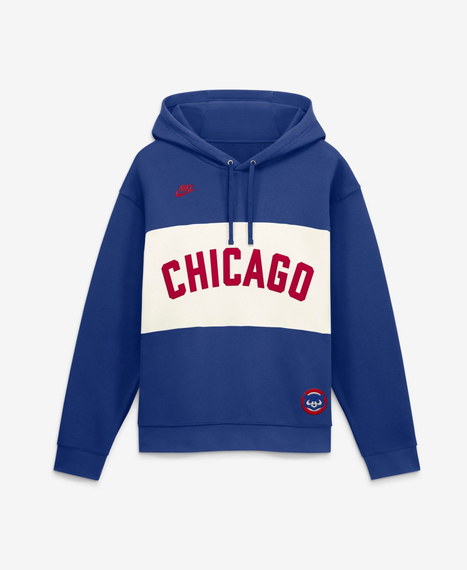 Men's Chicago Cubs Cooperstown Legacy Color-Block Hoodie
