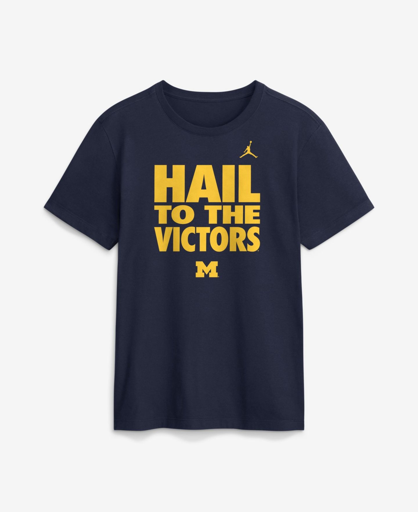 Мужская футболка Jordan Michigan Wolverines 2026 Sideline Slogan — фото 1