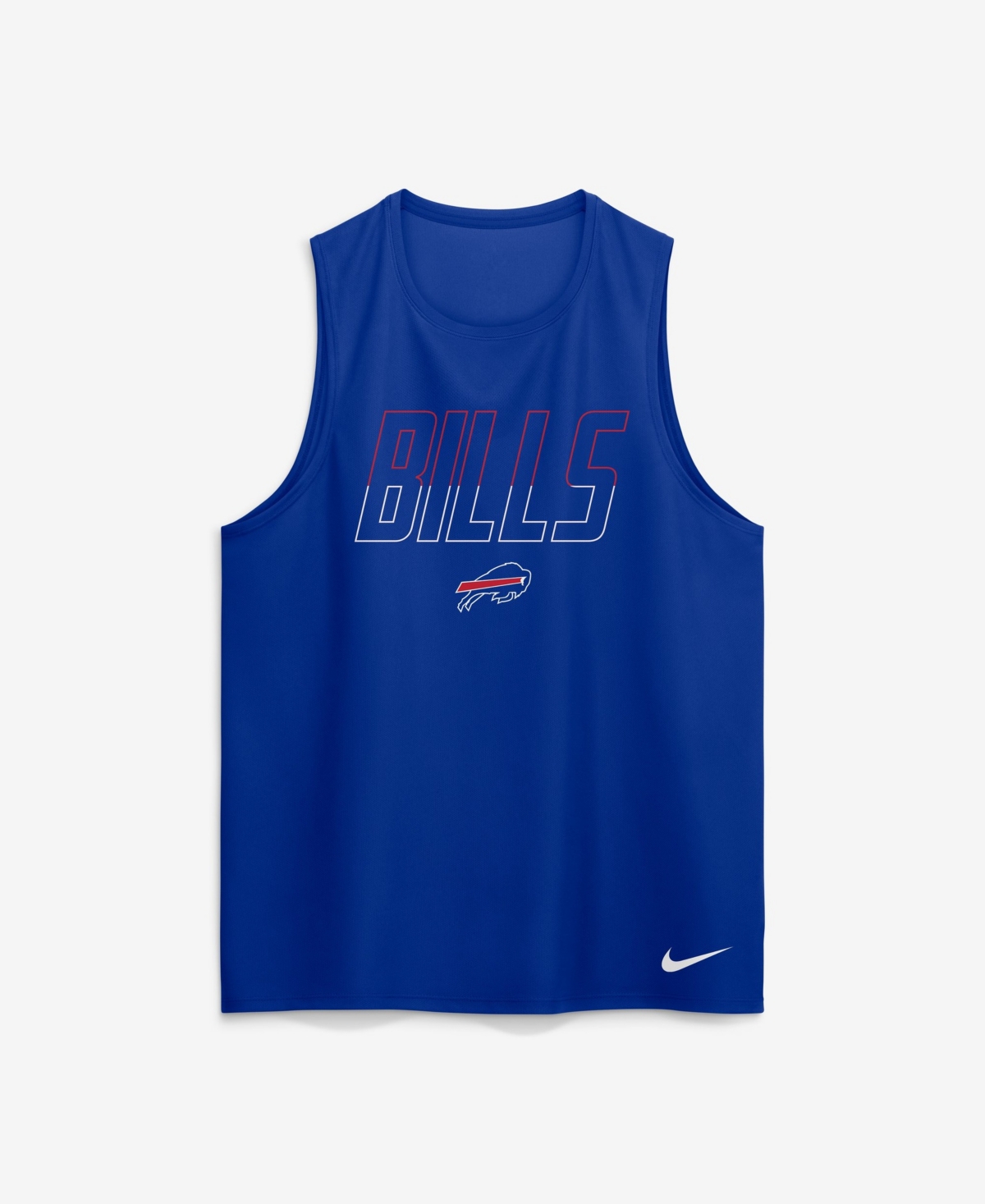 Nike Men's Buffalo Bills Kickoff Miler Crewneck Tank Top
