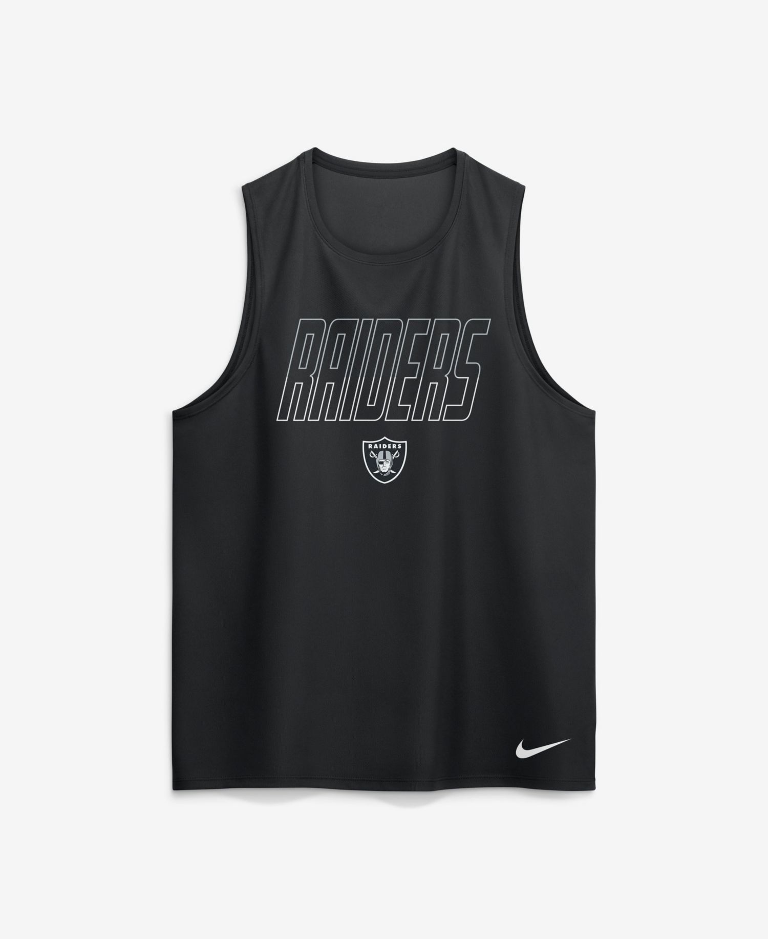 Men's Las Vegas Raiders Kickoff Miler Dri-FIT Sleeveless Tank Top
