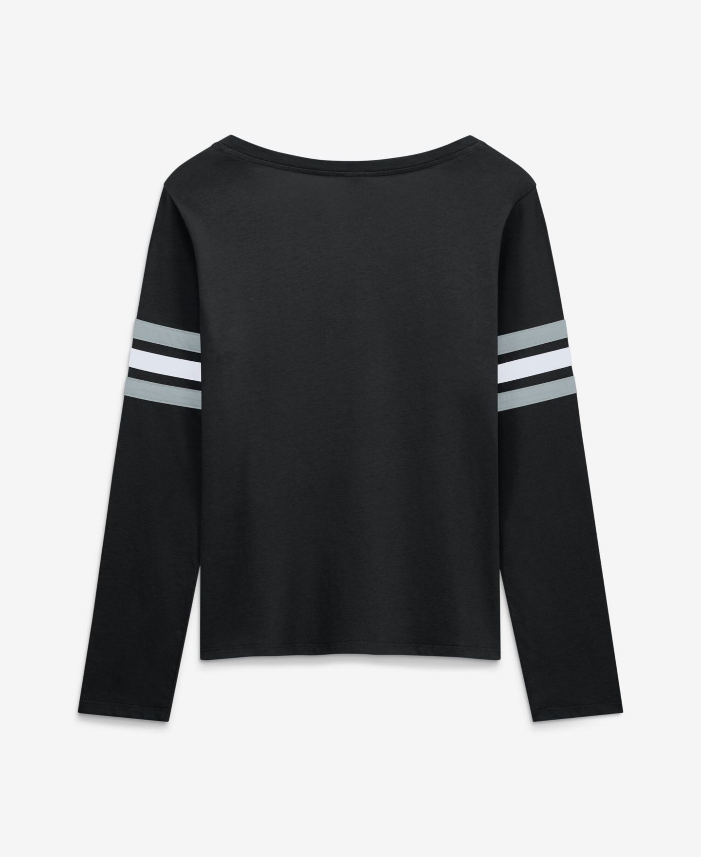 Женская футболка Fanatics Las Vegas Raiders Team First Coverage Scheme Long Sleeve Lace-up Neckline — фото 2