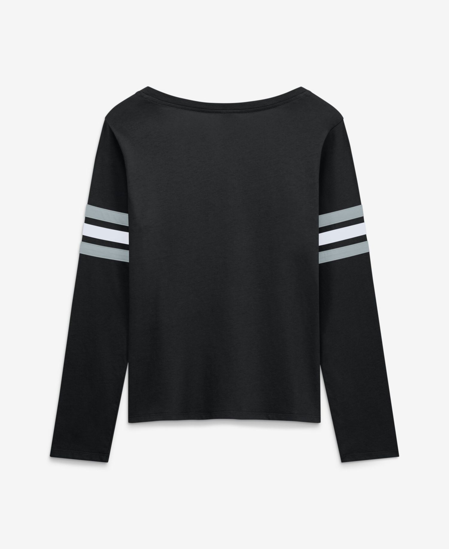 Women's Las Vegas Raiders Team First Coverage Scheme Long Sleeve Lace-up Neckline T-Shirt