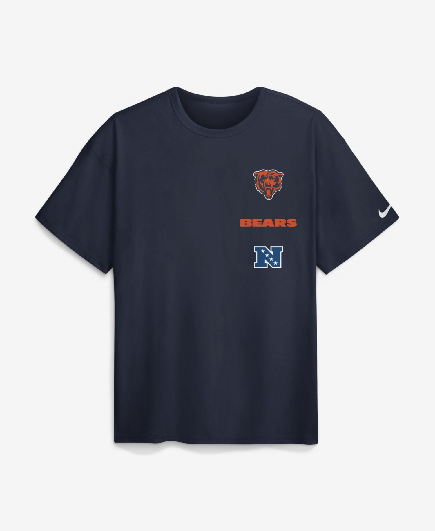 Men's Chicago Bears Max90 Heavyweight Cotton Relaxed-Fit T-Shirt